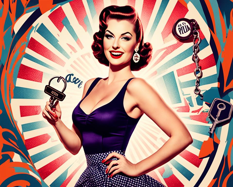 PinUp promo code - woman with key